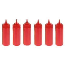 Set dosatori alimenti 6 pz (708ml) SQUEEZE Rosso 5047016 - immagine 1