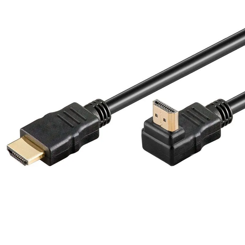 Cavo HDMI ad angolo freddo V1.4 Ultra 4K maschio/maschio 1,5 m - immagine 1