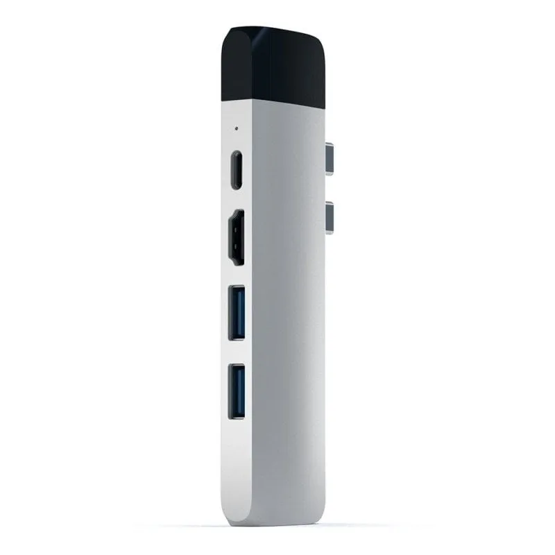 Adattatore hub Satechi ST-TCPHES 2xUSB-C a 6 porte Argento - immagine 1