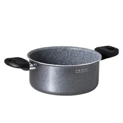 Casseruola Alluminio antiaderente (24cm) TRUDI REVOLUTION Grigio Y0F3C20240 - immagine 1