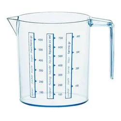 Caraffa dosa alimenti graduata (750ml) Trasparente 411 - immagine 1