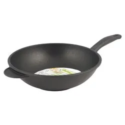 Wok Alluminio antiaderente 1 manico (28cm) Nero 14 28 - immagine 1