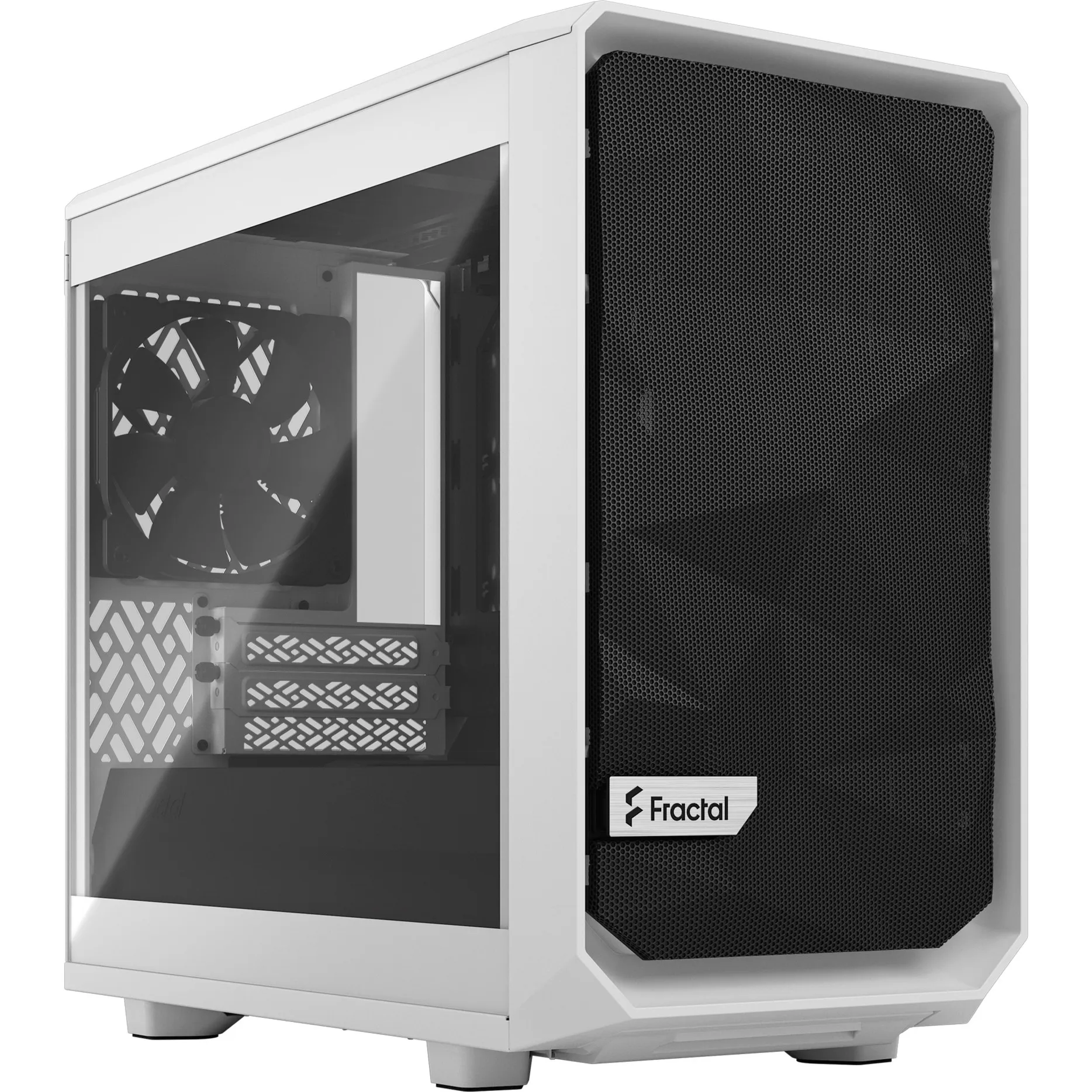 Meshify 2 Nano White TG clear tint, Chassis Tower - immagine 1