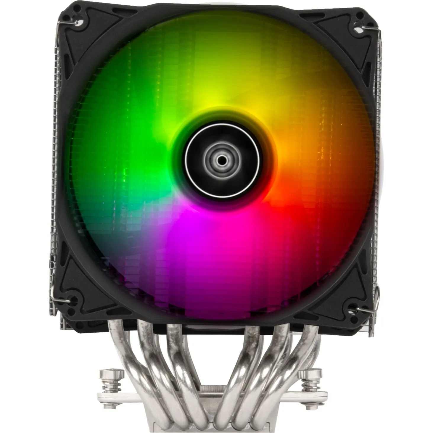 Hydrogon D120 Processore Raffreddatore d''aria 12 cm Nero 1 pz, raffreddamento CPU - immagine 1