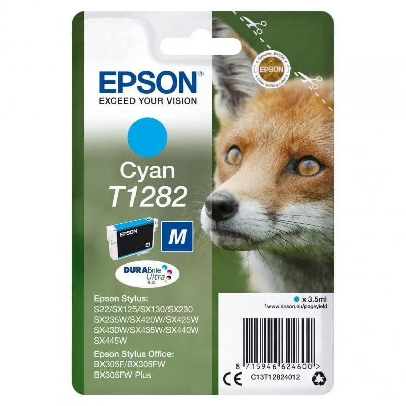 Cartuccia di inchiostro originale Epson T1282 Cyan - immagine 1