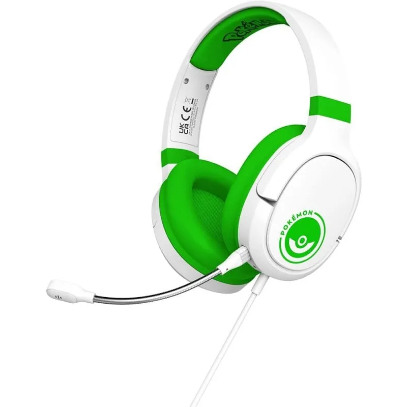 Cuffie da gioco Pokémon OTL Technologies Pro G1 Verde/Bianco - immagine 1