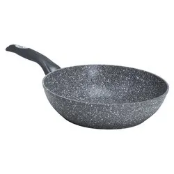 Padella Alluminio antiaderente (28cm) Saltapasta MADAME PETRAVERA Grigio pietra Y0F6SP0280 - immagine 1