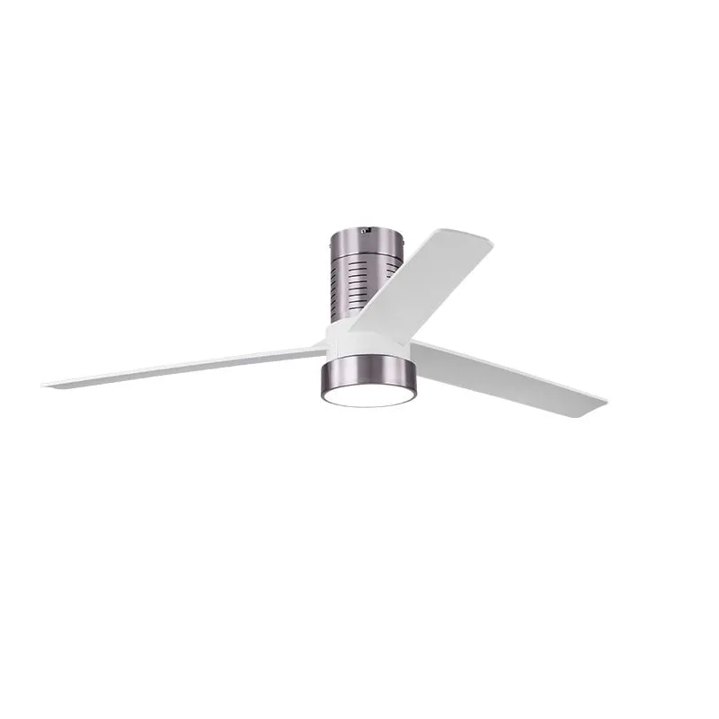 Ventilatore da Soffitto con Luce Fabrilamp Teo 24W 3 Pale 6 Velocità Telecomando Timer Modalità Inverno - immagine 1