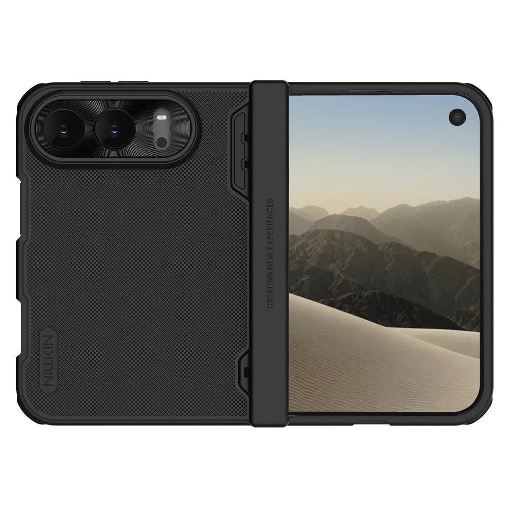 Custodia MagSafe per Apple iPhone Duo, Nillkin, Super Frosted Shield, nera satinata - immagine 1