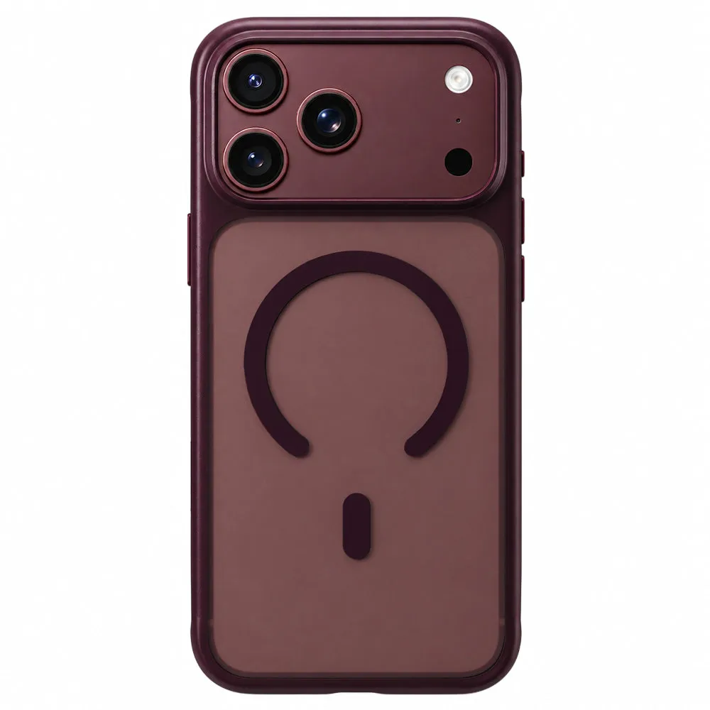Custodia MagSafe per Apple iPhone 18 Pro / 17 Pro, Blueo, APE Anti-Drop, bordeaux - immagine 1