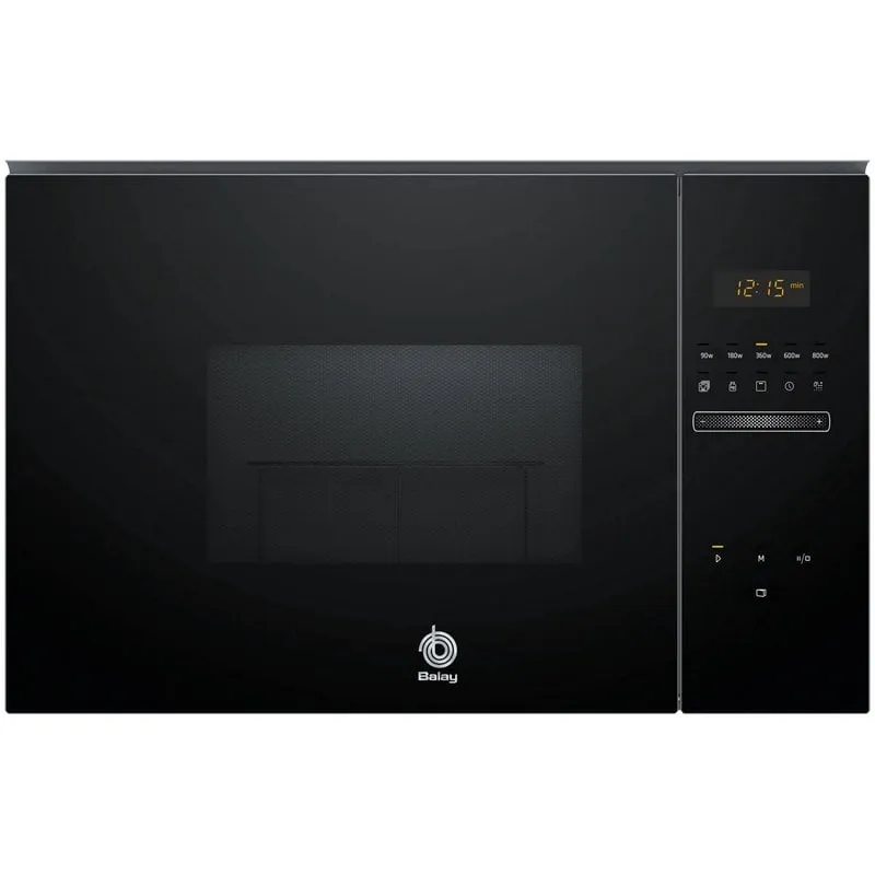 Balay 3CG5172N2 Microonde integrato con grill 20L 800W Vetro nero - immagine 1