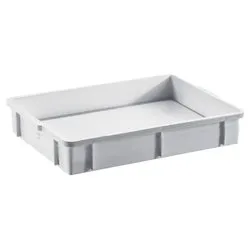 Cassetta sovrapponibile per alimenti (60x40x8cm) TRANSPORT Bianco 1875M BI - immagine 1