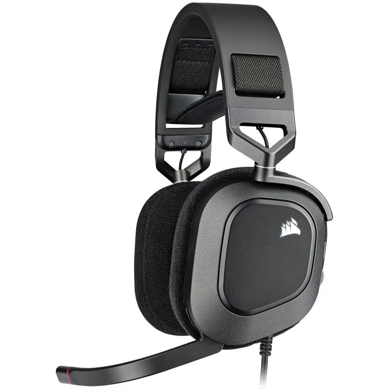 Cuffie da gioco USB Corsair HS80 RGB 7.1 nere - immagine 1