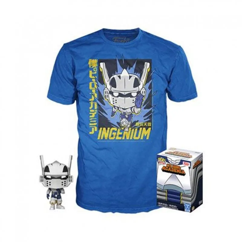 Funko Pop & Tee My Hero Academia Tenya Iida Ingenium Funko + T-shirt Taglia M - immagine 1
