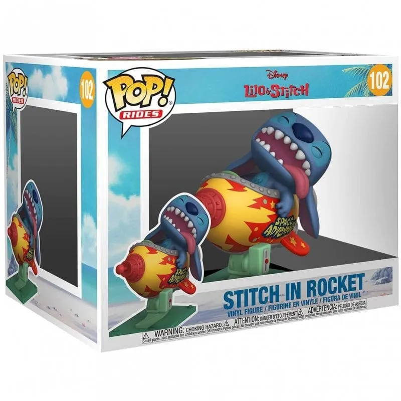 Funko Pop cavalca Disney Lilo e Stitch su Rocket - immagine 1