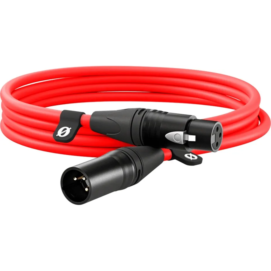 Cavo XLR Premium XLR3M-R rosso - immagine 1
