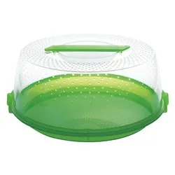 Porta torta (28cm) con coperchio maniglia OASI Assortito 317 - immagine 1