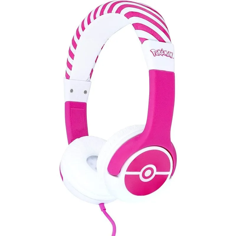 OTL Technologies Cuffie per bambini Pokémon Pokeball Rosa - immagine 1