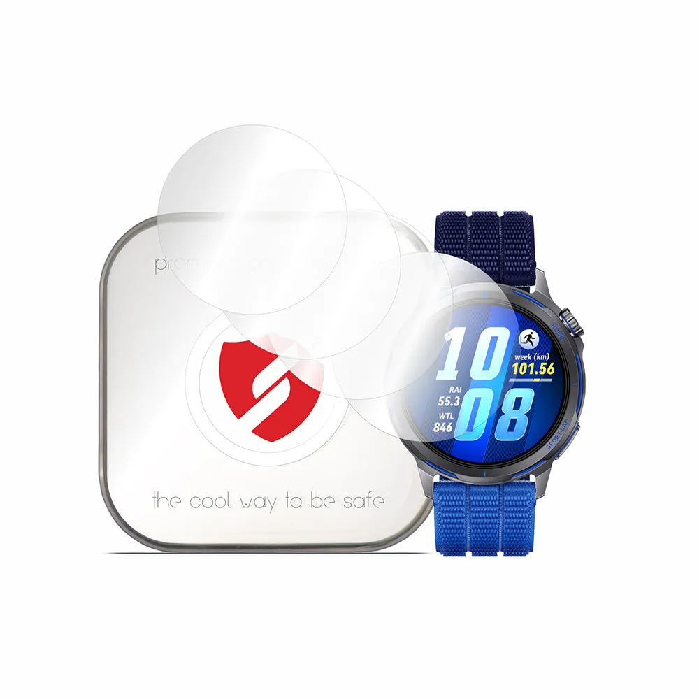 Pellicola protettiva Smart Protection Premium Classic per Huawei Watch GT Runner 2, plastica, set da 4 pezzi - immagine 1