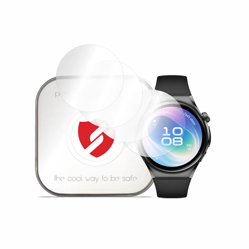 Pellicola protettiva Smart Protection Premium Classic per Huawei Watch 6 46 mm, plastica, set da 4 pezzi - immagine 1