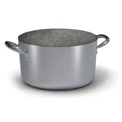 Casseruola Alluminio antiaderente (32cm) PROFESSIONALE SERIE 2800 Alluminato e Nero 2818 32 - immagine 1