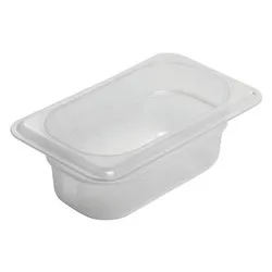 Bacinella alimenti Mod. 1/9 (570ml) GASTRONORM Bianco traslucido 92PP190 - immagine 1