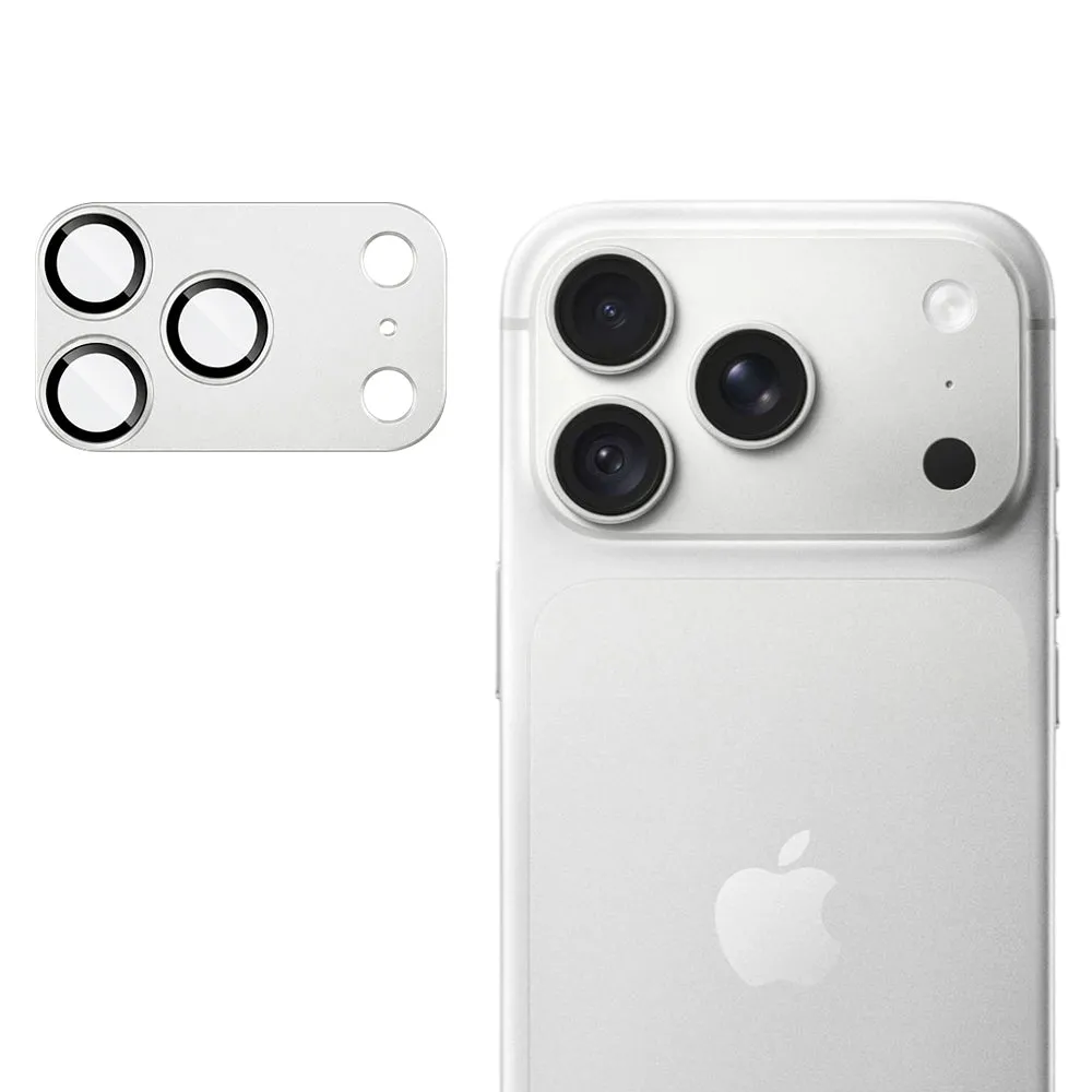 Pellicola protettiva per fotocamera posteriore Techsuit per Apple iPhone 18 Pro, vetro temperato, argento - immagine 1