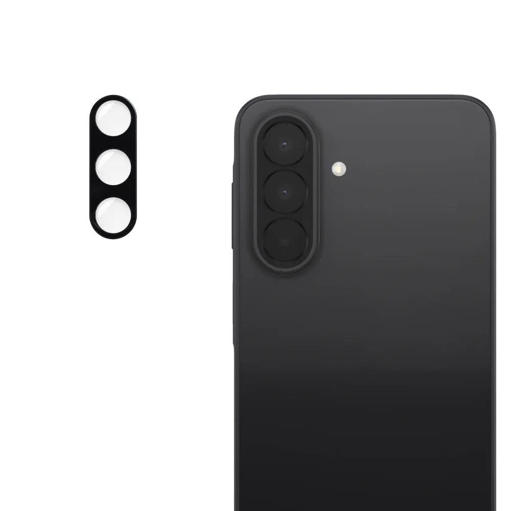 Pellicola protettiva per fotocamera posteriore Techsuit per Samsung Galaxy A27 5G, vetro temperato, nera - immagine 1