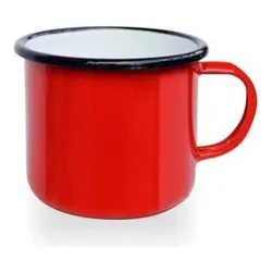 Bollilatte Smaltato (9cm) EVA Rosso 012176 - immagine 1