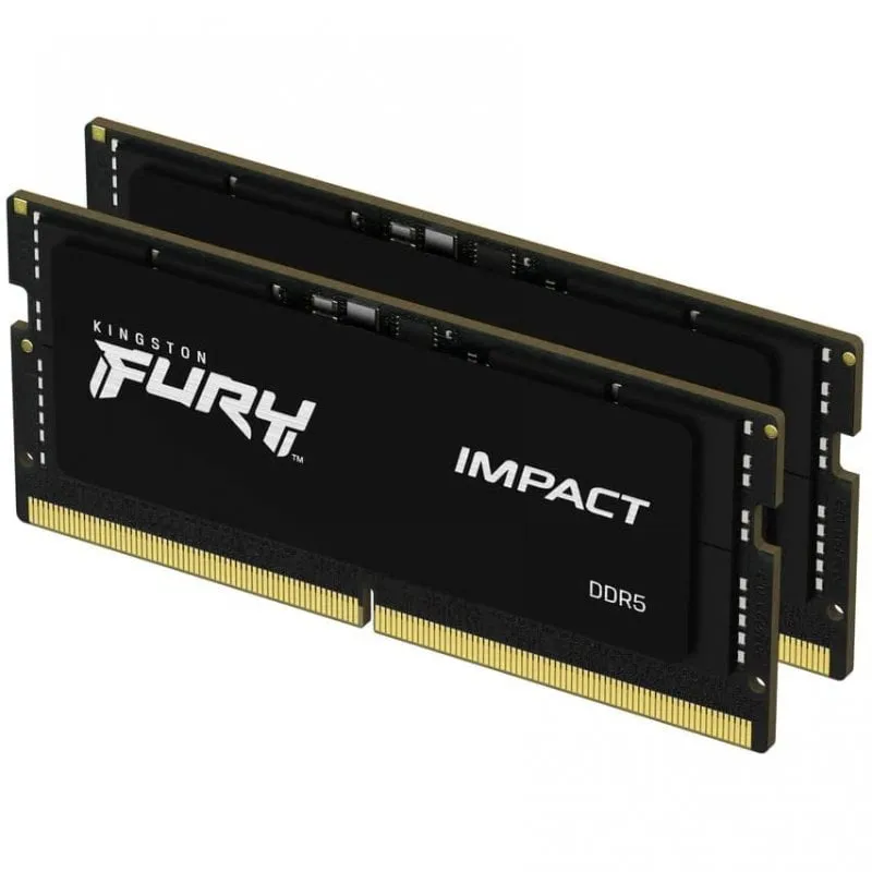 Kingston FURY Impact SO-DIMM DDR5 4800 MHz 32 GB 2x16 GB CL38 - immagine 1