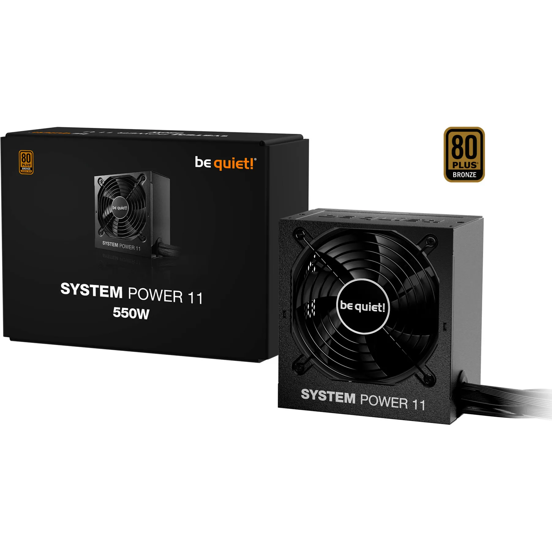 System Power 11 550W alimentatore per computer 20+4 pin ATX ATX Nero, Alimentatore PC - immagine 1
