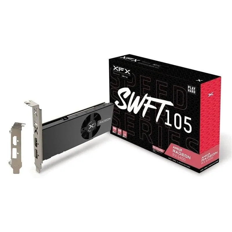 Scheda Grafica XFX Radeon RX 6400 SWFT105 4GB GDDR6 - immagine 1