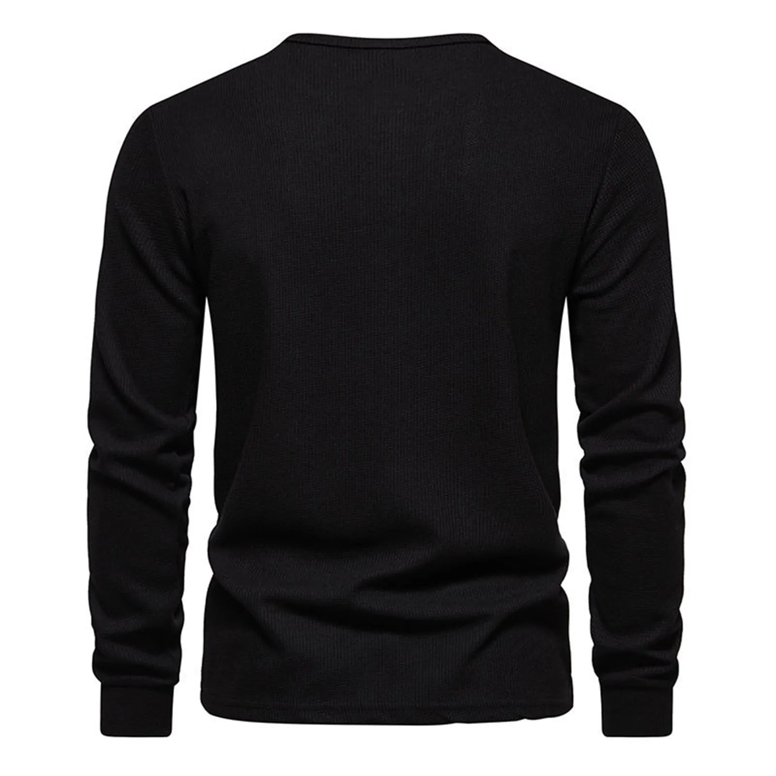 Mymyguoe Henley - Maglietta da uomo con bottoni, magliette a maniche lunghe, felpe, t-shirt in lino, polo a maniche lunghe, abbigliamento sportivo, canottiera, maglia funzionale, escursionismo, sport - immagine 5