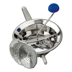 Passa verdura inox Emanuel 3 con 3 dischi (24x34,5cm) Cromo 190 - immagine 1