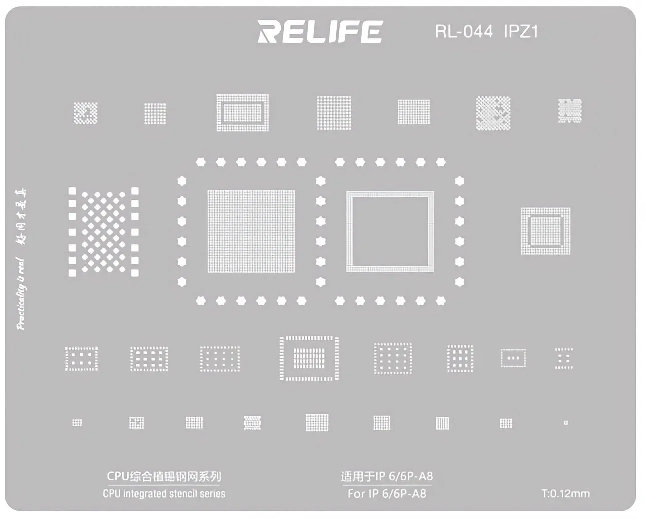 Rete BGA Relife RL-044 IPZ1 per Apple iPhone 6 / 6 Plus, CPU - immagine 1