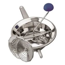 Passa verdura inox Emanuel 2 con 3 dischi (20x32cm) Cromo 170 - immagine 1