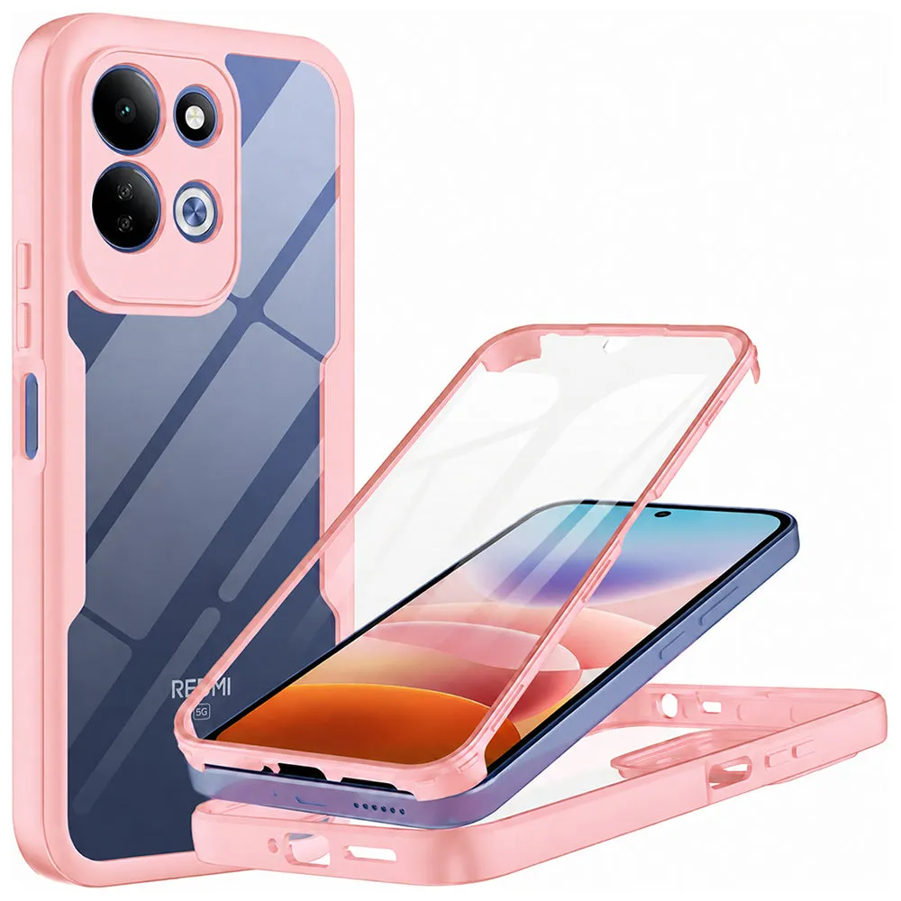 Custodia per Xiaomi Redmi 17 5G / 17 4G, Techsuit, ColorVerse 360, rosa - immagine 1