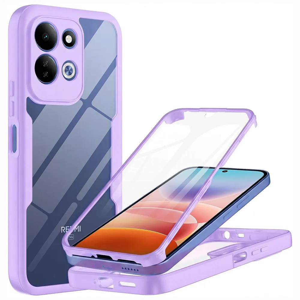 Custodia per Xiaomi Redmi 17 5G / 17 4G, Techsuit, ColorVerse 360, viola - immagine 1