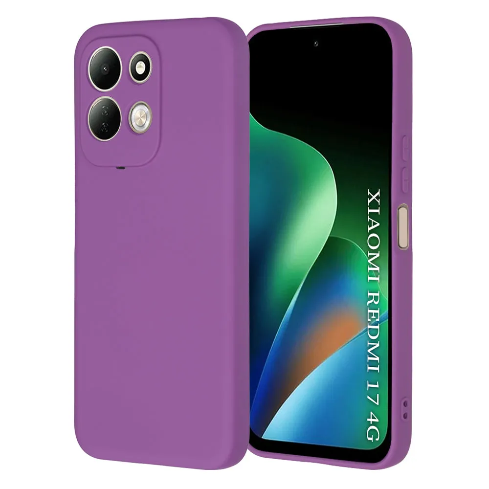 Custodia per Xiaomi Redmi 17 5G / 17 4G, Techsuit, SoftFlex, Viola - immagine 1