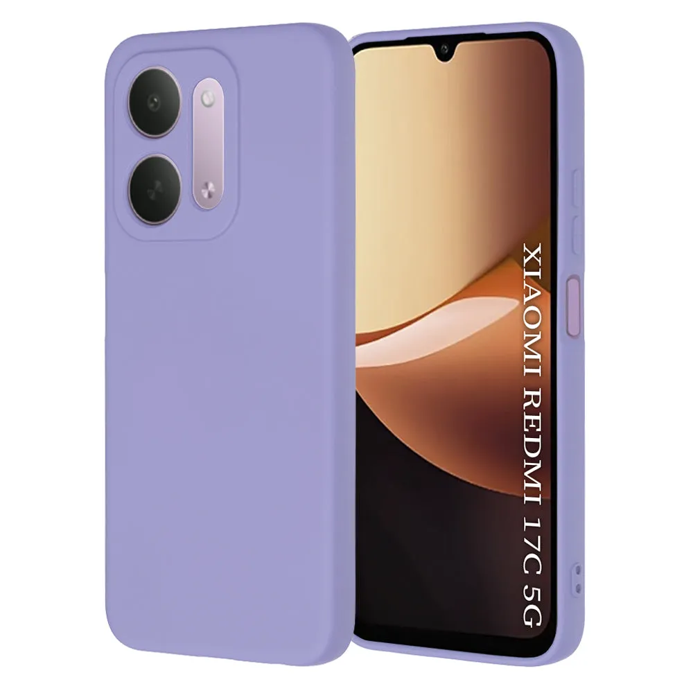 Custodia per Xiaomi Redmi 17C 5G, Techsuit, SoftFlex, Viola Chiaro - immagine 1