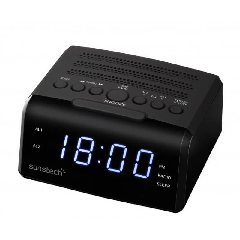 Radiosveglia digitale Sunstech FRD35U nera - immagine 1