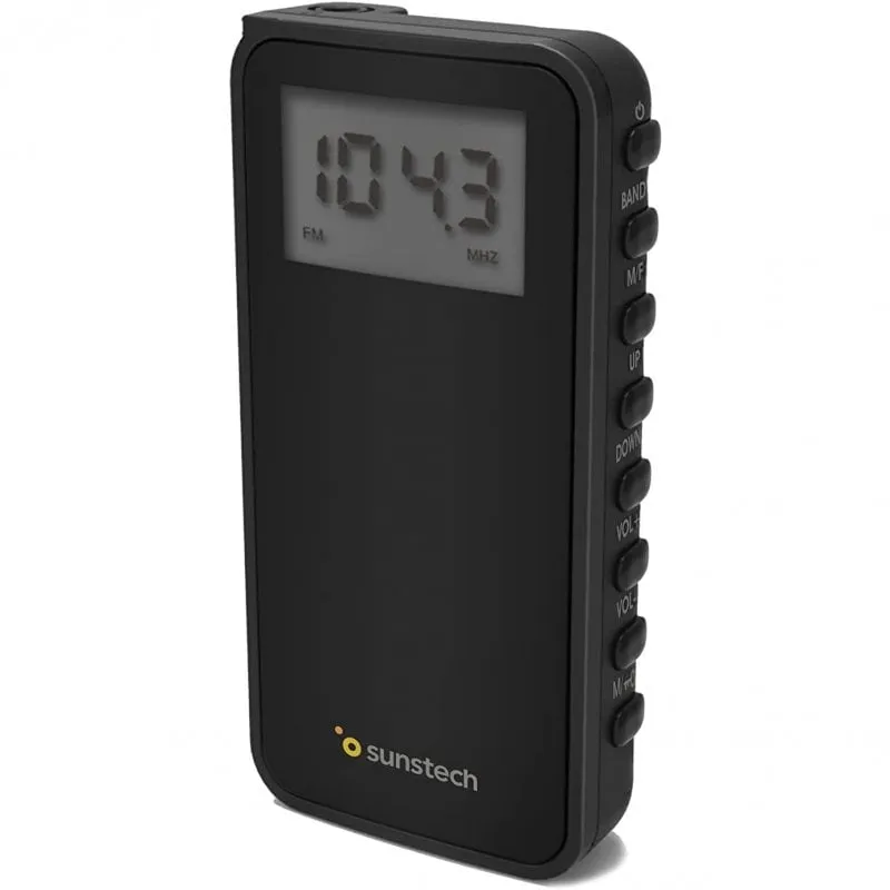 Radio portatile digitale Sunstech RPD23 nera - immagine 1