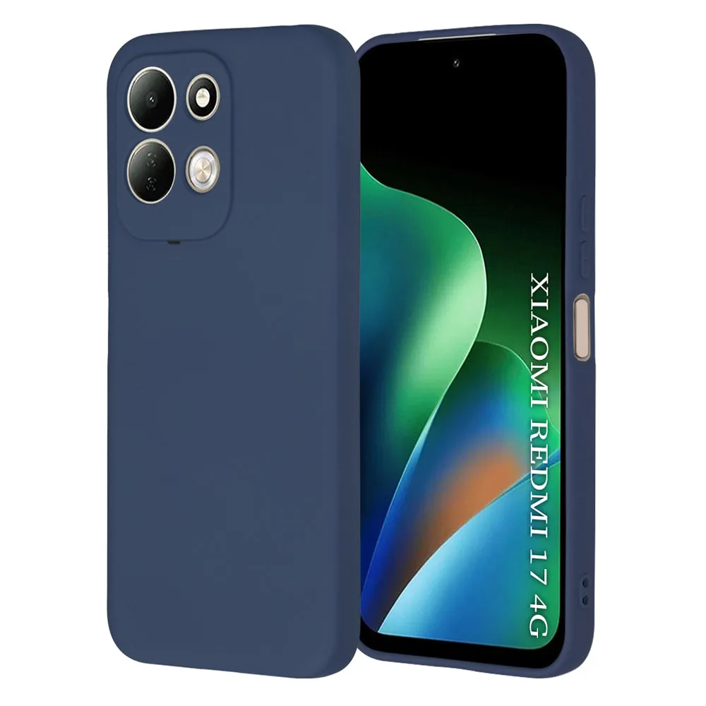 Custodia per Xiaomi Redmi 17 5G / 17 4G, Techsuit, SoftFlex, blu navy - immagine 1
