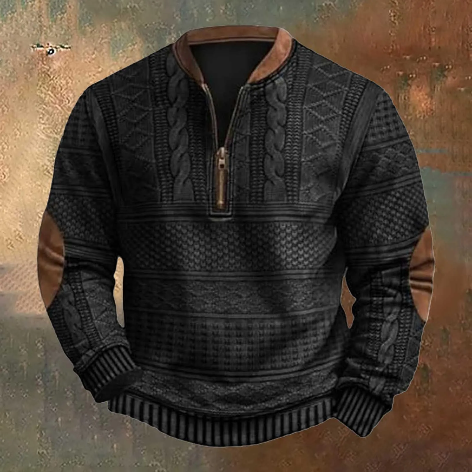 Mymyguoe Henley - Maglietta da uomo con bottoni, a maniche lunghe, felpe, magliette in lino a maniche lunghe, polo, abbigliamento sportivo, canottiera, maglia funzionale, escursionismo, sport all'aria - immagine 2