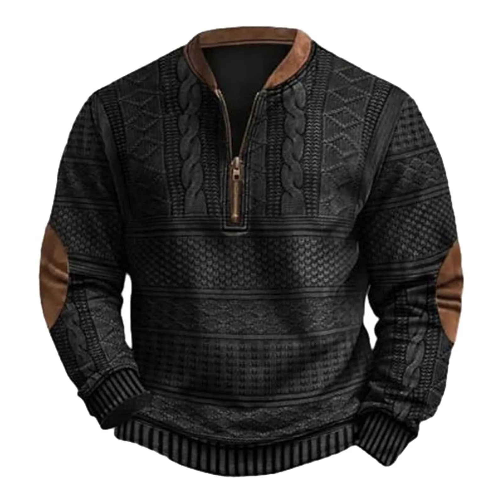 Mymyguoe Henley - Maglietta da uomo con bottoni, magliette a maniche lunghe, felpe, t-shirt in lino, polo a maniche lunghe, abbigliamento sportivo, canottiera, maglia funzionale, escursionismo, sport - immagine 4