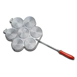 Tigelliera Alluminio 7 posti d. 90 mm Silver Art 381 - immagine 1