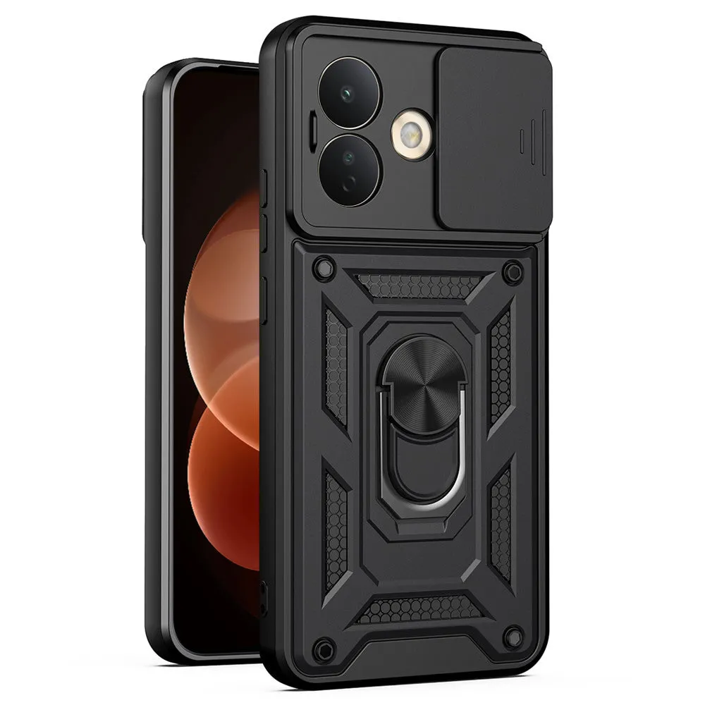 Custodia per Xiaomi Redmi Note 17 Pro, Techsuit, CamShield, nera - immagine 1