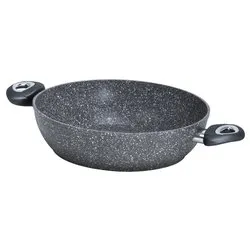 Tegame Alluminio antiaderente (24cm) MADAME PETRAVERA Grigio pietra Y0F6T20240 - immagine 1