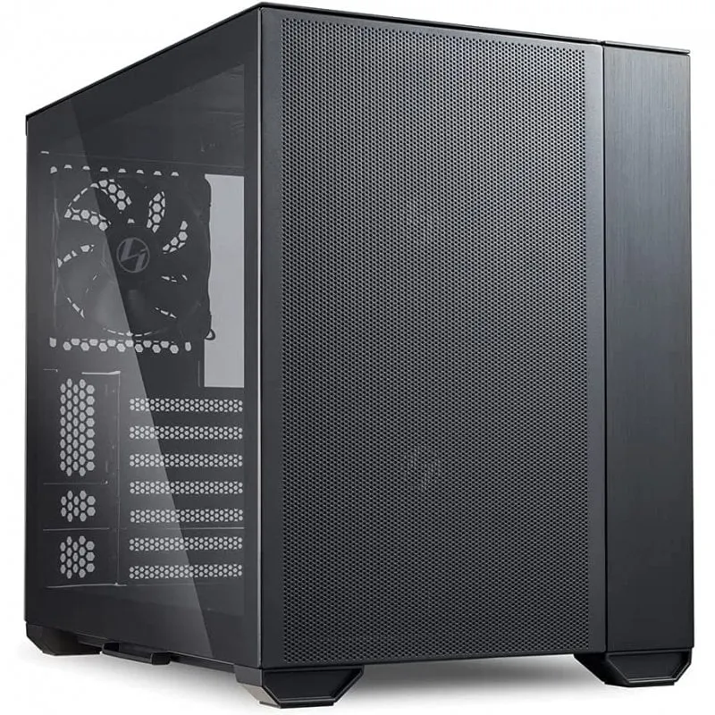 Lian-Li O11 Air Mini Vetro temperato USB 3.0 Alluminio Nero - immagine 1