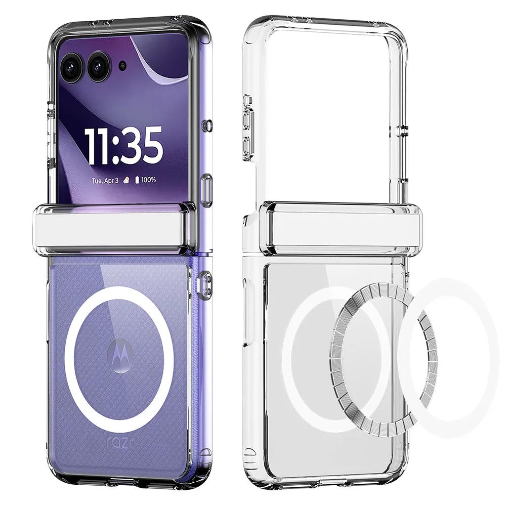Custodia MagSafe per Motorola Razr 70 / Razr 60 / Razr 50, DUX DUCIS, Clin, Trasparente - immagine 1